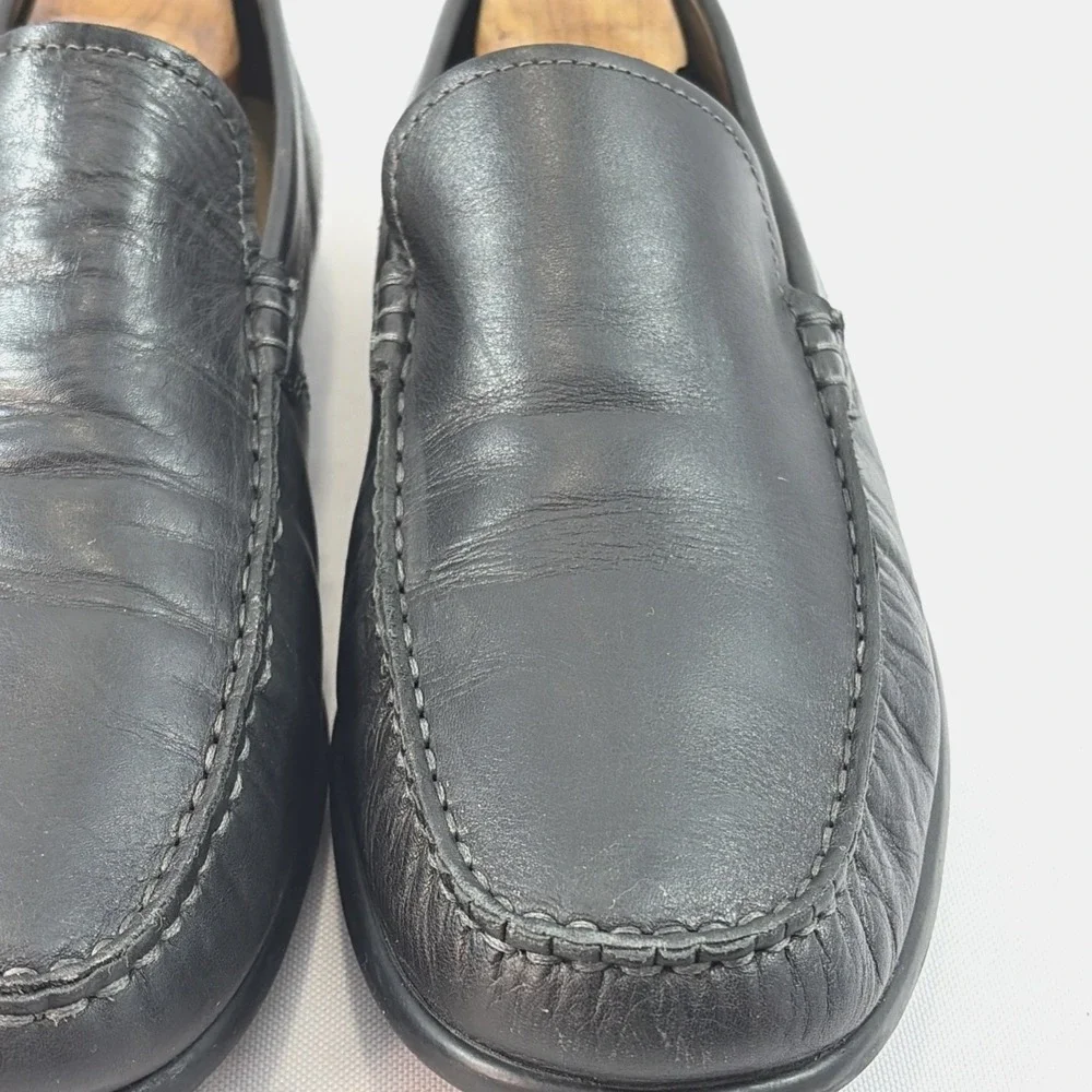 Ecco Classic Moc 2.0 Slip-On Driving Shoe Men's 44EU 11US Black Leather Loafers